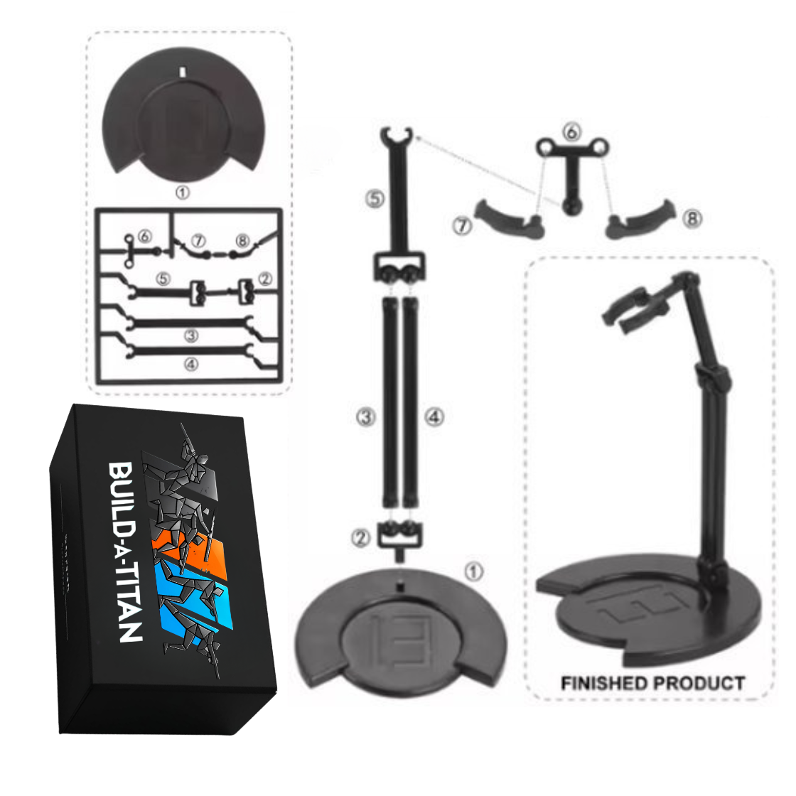 Titan Stick Figure Accesoire - Display Stand