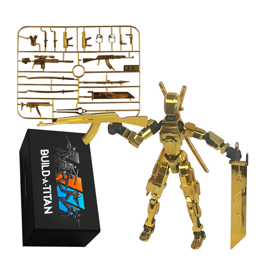 Titan Special Exterminator - Metallic Gold with Sword, Katana's & Spear